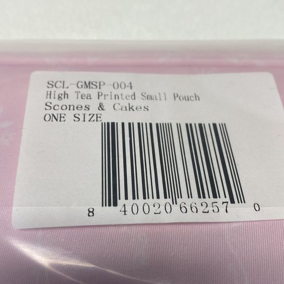 Stoney Clover Lane High Tea Small Pouch Scones And Cakes Print BNWT. - Picture 7 of 7